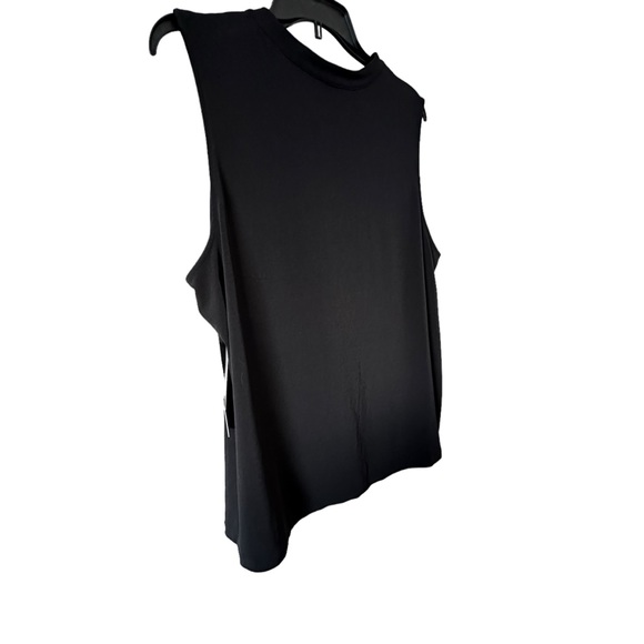 NWT Liz Claiborne Plus Womens Split Tie Neck Sleeveless Blouse 1X 16-18 - Picture 7 of 11